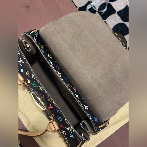 Authentic Louis Vuitton Beverly GM – Monogram Multicolor Black - Picture 10 of 12